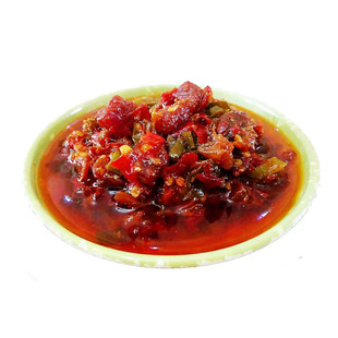 十八里邱家酱，香辣牛肉酱微辣，小米辣酱，濮阳特产名吃