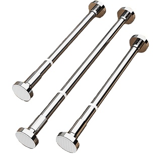 免打孔伸缩晾衣杆阳台家用支撑杆窗帘晾晒神器不锈钢挂衣杆晾衣架