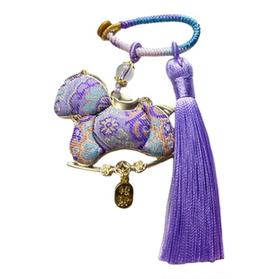 成品马上有钱宋锦小马流苏钥匙扣包包挂件生肖马手工编织挂饰礼物