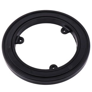 泥塑陶艺塑料转盘底座家用餐厅餐桌玻璃大理石木材导轨旋转器底座