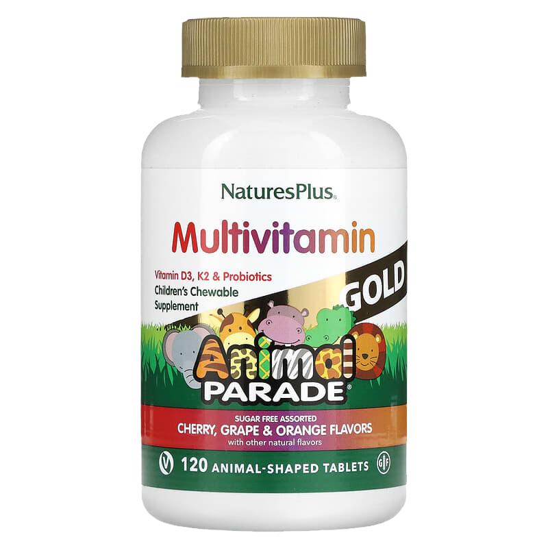 Nature's Plus自然加儿童复合多维生素咀嚼片营养全