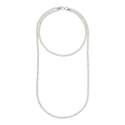 京润淡水珍珠可拆卸叠戴毛衣链