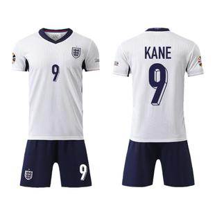 英格兰球衣凯恩贝林厄姆足球服套装男儿童国家队定制主场训练队服