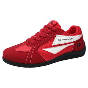 回力男鞋赛车鞋复古新年红色鞋子男款2026新款本命年运动德训鞋春