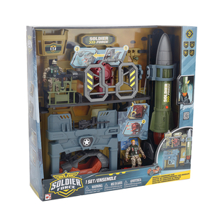 军事模型儿童益智玩具DIY集多美轰天勇将系列导弹基地套装 545196