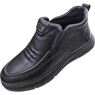 澳伦冬季二棉鞋真皮商务休闲皮鞋