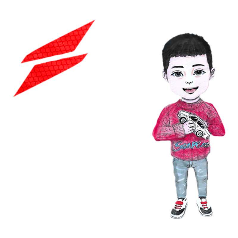 23款速腾大灯美规反光贴