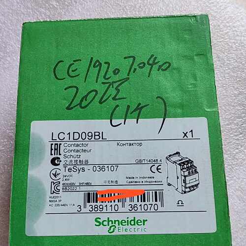 【议价-可维修】LC1D09BL DC24V印度尼西亚进口产品，全 /均有货