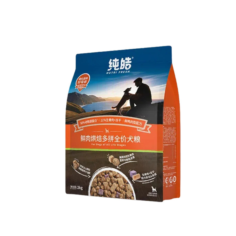纯皓鲜肉低温烘焙犬粮