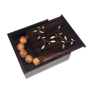 谈馥坊非遗螺钿红木储香空盒木质玉石文玩收纳盒手镯手串盒盘香盒