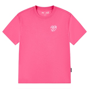 乔丹粉红豹联名短袖T恤男2025秋季透气休闲运动短袖QDLHS3253304