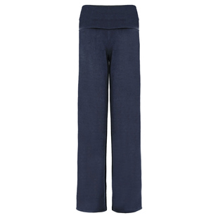 WellD 黄油系列 翻边直筒休闲裤女简约高级感百搭微宽松时髦长裤