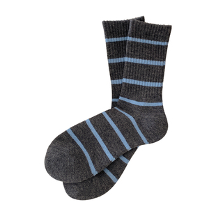 冬季加厚保暖羊毛袜子女miu系蝴蝶结刺绣中筒袜女生韩系长袜秋冬