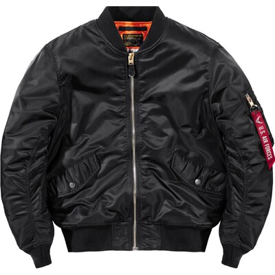 vip冬装ma1飞行员夹克加厚大码