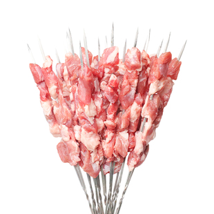 羊肉串甘肃滩羊羔羊肉串半成品烤串烧烤食材露营户外原切纯羊肉串