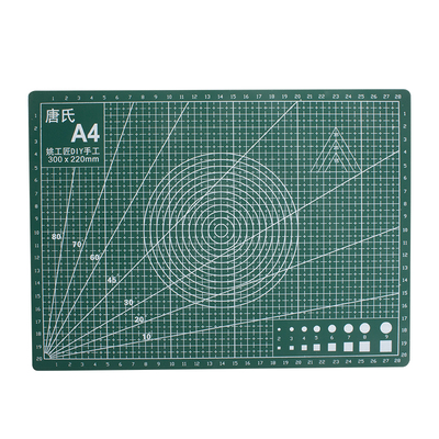 唐氏手工A2a3大号绿色切割垫板美工垫裁切考试板割纸A3双面可用垫