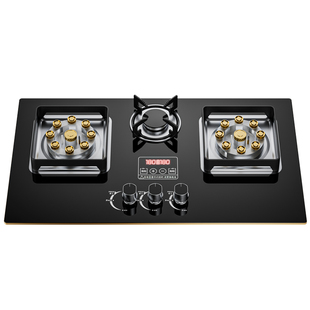 樱花燃气灶双灶家用天然气灶台式煤气灶嵌入式液化气三眼猛火灶具