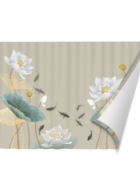 电表箱遮挡帘魔术贴装饰画