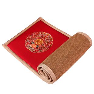 中式红木沙发坐垫罗汉床套罩实木家具椅子沙发垫防滑垫子海绵冬季