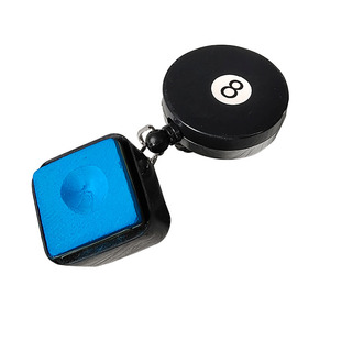 台球巧克夹巧粉套可伸缩斯诺克巧克粉袋擦粉枪粉台球用品大全配件