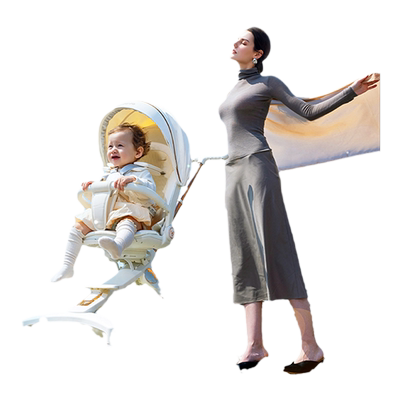 babyvovo溜娃神器V9第四代可坐可躺婴儿轻便折叠高景观遛娃手推车
