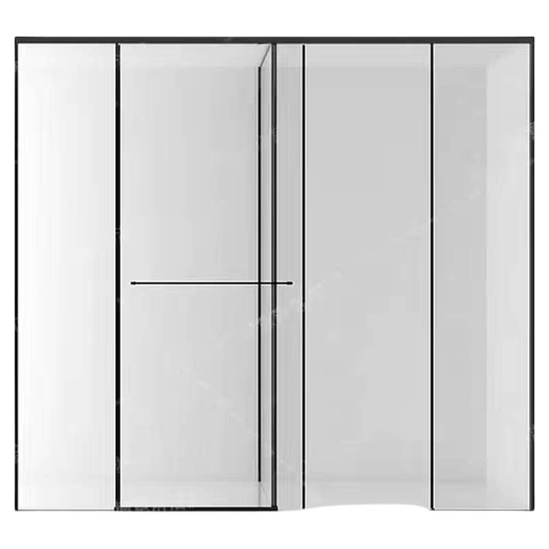 极窄一门两用T型淋浴房无障碍