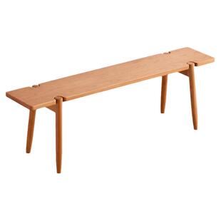 透榫长凳北欧实木茶几条凳餐桌板凳玄关换鞋凳日式餐椅北美樱桃木