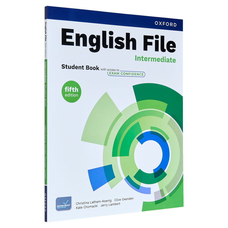 牛津中学英语口语教材 英语档案第五版学生书含电子资源 中级B1 English File 5th ed Intermediate Student Book 大音