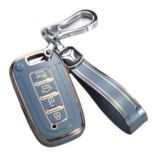 起亚福瑞迪钥匙套K5壳智跑K1索兰托包现代朗动索8汽车用品钥匙扣