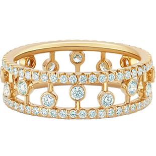 [新年礼物]De Beers 戴比尔斯 Dewdrop 露珠18K黄金戒指