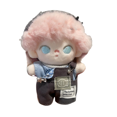 泡泡玛特dimoo心动特调娃衣10cm棉花娃娃衣服玩偶挂件背带裤裙子