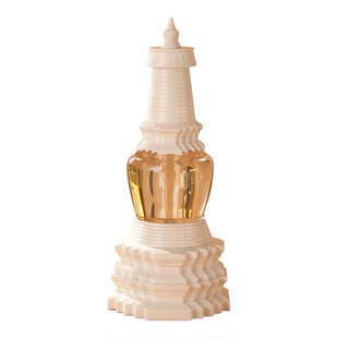 藏式水晶亚克力合金色白八大佛塔尊胜塔吉祥塔菩提塔家用摆件装物