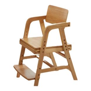 实木儿童可调节升降学习椅子学生写字书桌椅家用靠背凳子宝宝餐椅