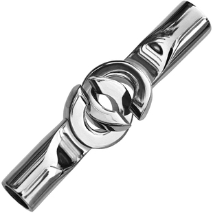 5mm搭扣钛钢情侣手链挂绳choker牛皮黄金平安项链配件diy双环接头