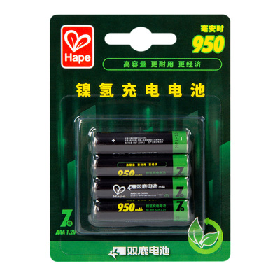 Hape双鹿环保镍氢充电电池