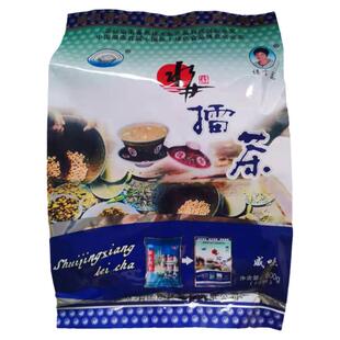 湖南益阳特产水井巷精品擂茶咸味甜味600g即食代餐安化擂茶休闲食