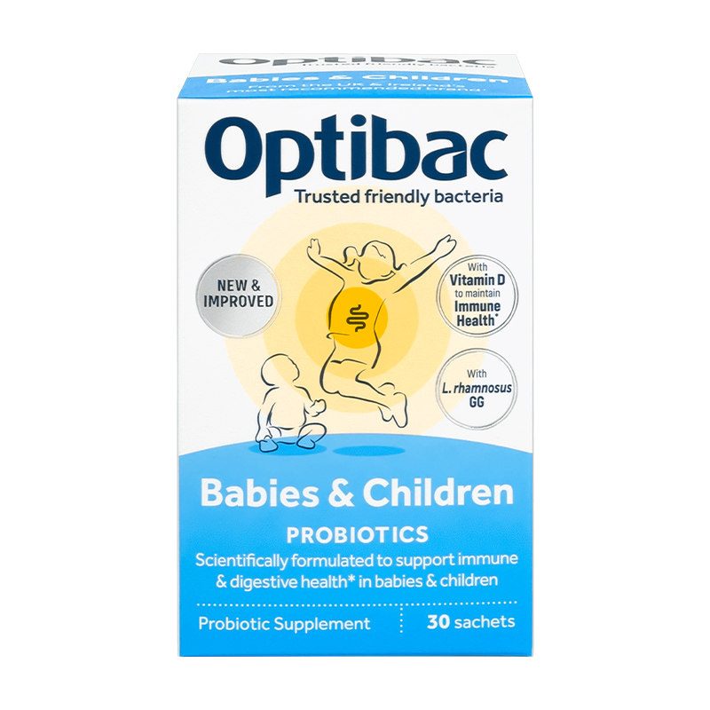 Optibac欧贝客儿童益生菌益生元30袋粉剂护理肠胃提高自护力