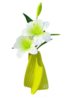 仿真百合花装饰花卉摆设客厅