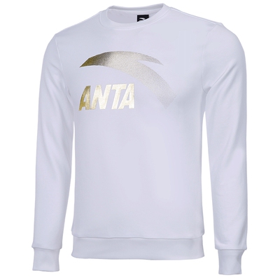 加绒加厚卫衣安踏保暖运动圆领女