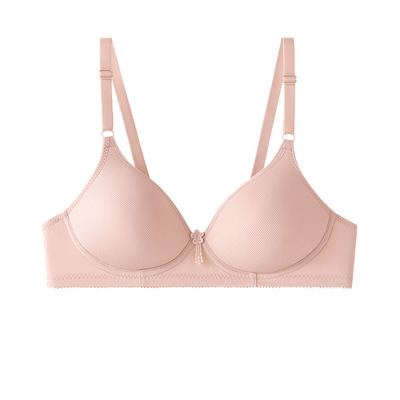 妈妈内衣舒适两排扣无钢圈文胸