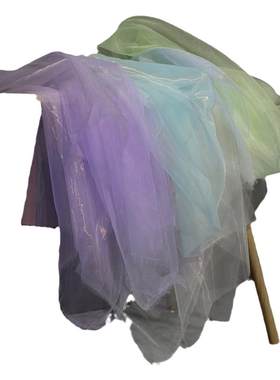 光网纱布裙料柔软服装设计师