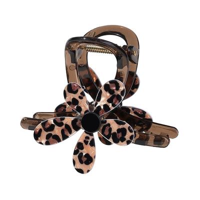 适合发量少的夹子中号盘发抓夹女