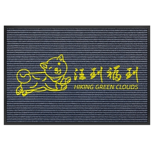 灰色入户门地垫防滑门外进门门垫玄关地毯家用入宅门口吸水脚垫