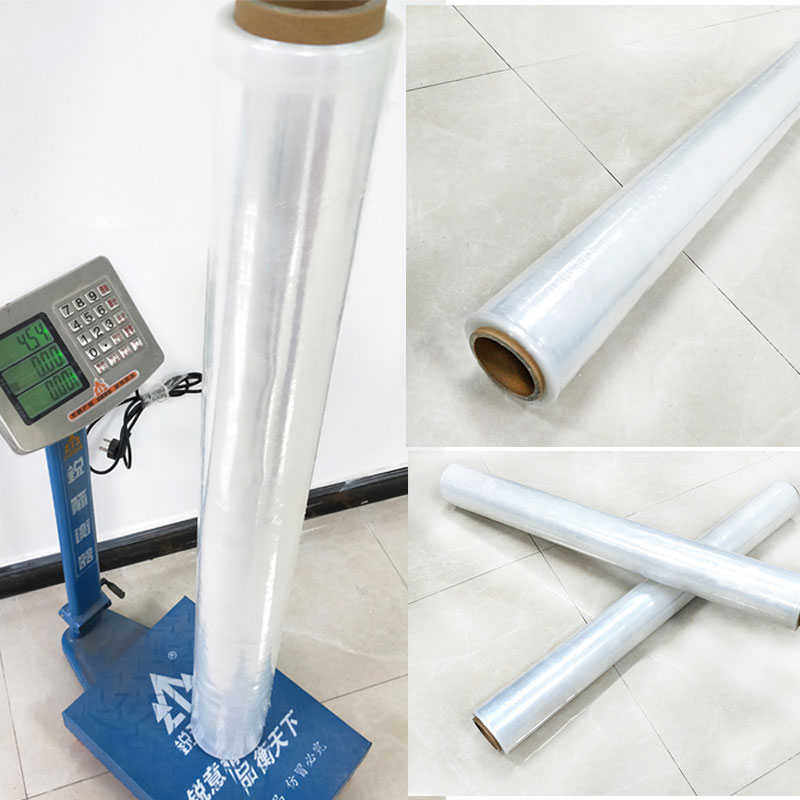 缠绕膜1m米宽100cm75cm拉伸缠绕膜塑料打包膜托盘包装膜60cm开票