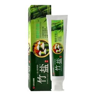 LG竹盐牙膏减少牙渍清洁洁白牙齿清新口气精研卓效清新薄荷
