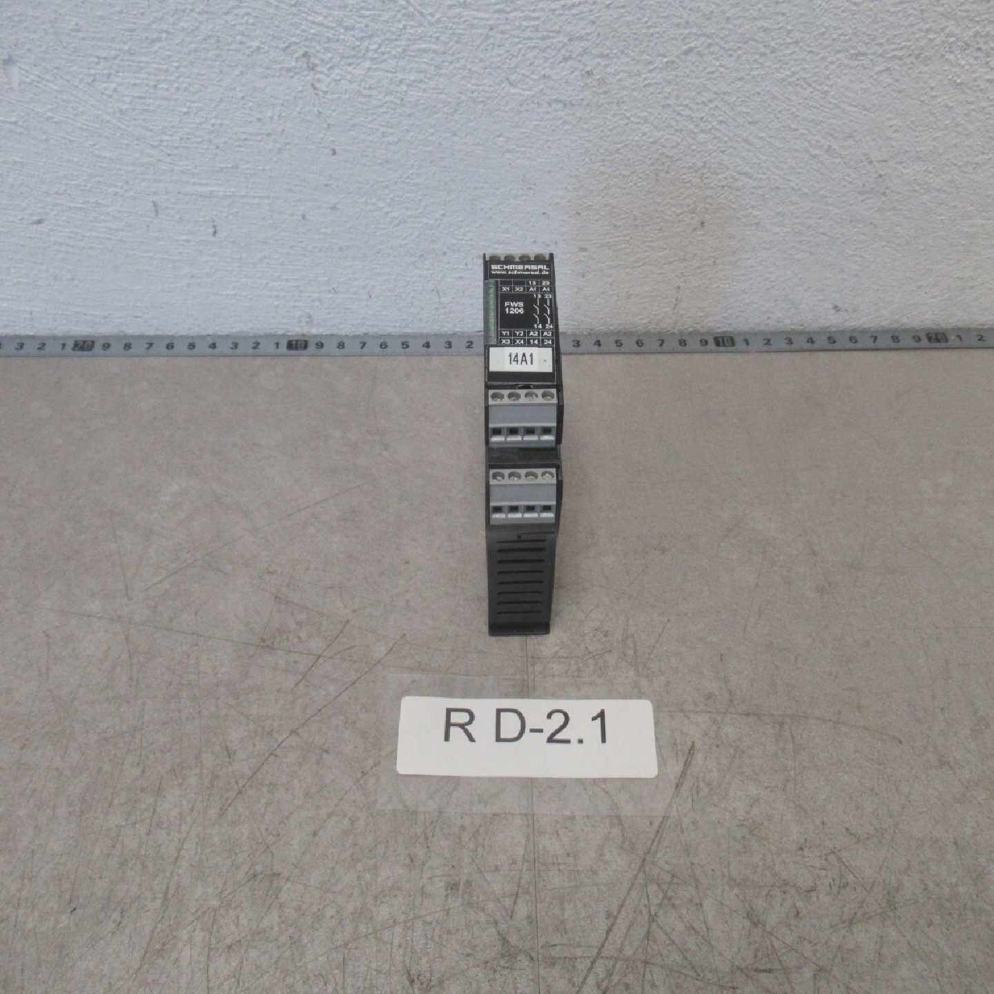 Schmersal FWS1206 Monitoreo De Parada 24VDC Schmersal 117005图片