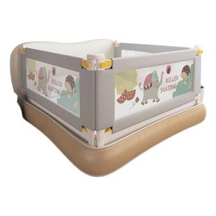 婧麒床围栏儿童防摔防护栏宝宝挡板床边防掉床挡婴幼儿升降床护栏