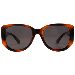 复古玳瑁高清偏光墨镜女款猫眼大框显瘦遮阳防紫外线太阳镜UV400