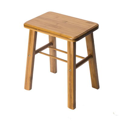 竹忆楠竹矮凳儿童成人小方凳圆凳