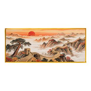 万里长城横版大气十字绣2025新款线绣手工自己满绣DIY高级感客厅